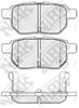 Колодки тормозные дисковые комплект PN1519 NIBK