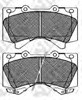 Передние тормозные колодки PN1541 NIBK