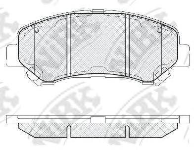 Тормозные колодки PN2801 NIBK