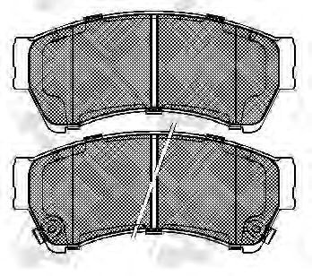 Колодки передние PN5806 NIBK