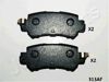 Комплект задних колодок PP313AF JAPANPARTS