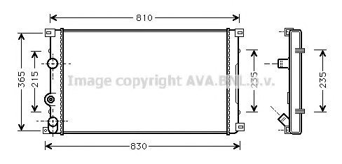 Радиатор RTA2276 AVA