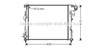 Радиатор системы охлаждения двигателя RTA2427 AVA
