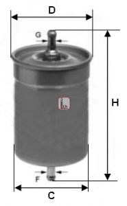 Фільтр паливний vw/bmw/renault 1,2-2,8 86-96 S1500B