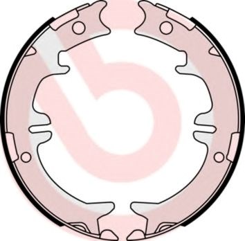 Колодки стояночного тормоза S83542 BREMBO