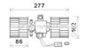 Вентилятор печки SA8022 AVA