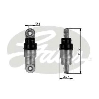 Натяжная планка поликлинового ремня T38218 GATES