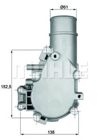 Термостат в сборе TI13684 MAHLE