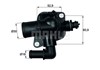 Корпус термостата TI15088 MAHLE