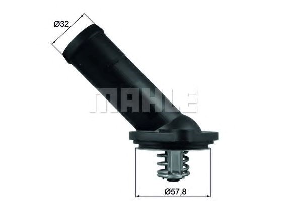 Кожух термостата TI22592D MAHLE