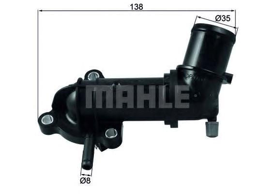 Кожух термостата TI24588 MAHLE
