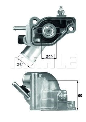 Кожух термостата TI592 MAHLE