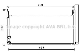 Радиатор кондиционера TO5692D AVA