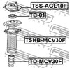 Опора стойки амортизатора переднего TSSAGL10F FEBEST