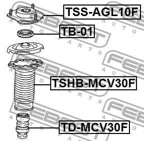 Опора стойки амортизатора переднего TSSAGL10F FEBEST