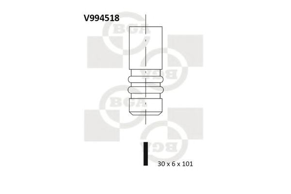 Клапан двигуна V994518