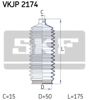 Пыльник рулевого механизма (рейки) VKJP2174 SKF