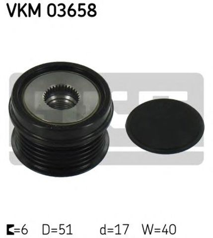 Муфта генератора VKM03658 SKF