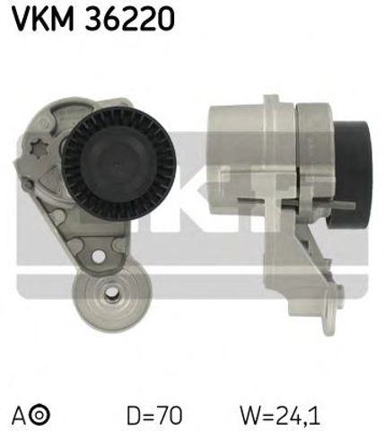 Роликовий модуль натяжителя ремня VKM36220 SKF