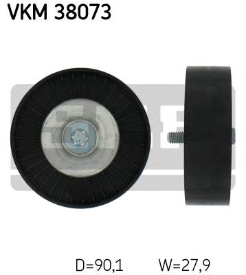 Натяжний ролик, поліклінового ременя (вир-во skf) VKM38073