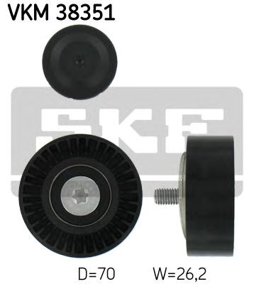 Skf bmw ролик n62 обводний VKM38351