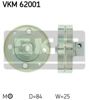 Натяжная планка поликлинового ремня VKM62001 SKF