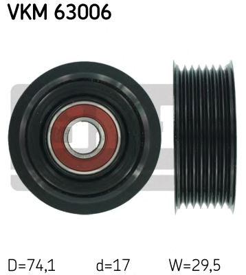 Паразитный ролик приводного ремня VKM63006 SKF