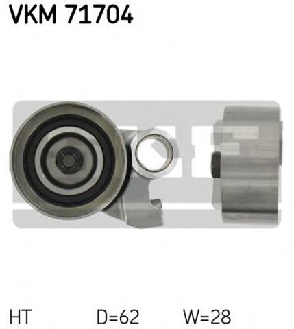 Ролик натяжителя VKM71704 SKF