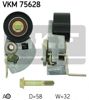 Ролик натяжителя ремня ГРМ VKM75628 SKF