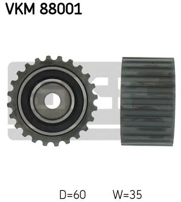 Vkm 88001 skf ролик модуля натягувача ременя VKM88001