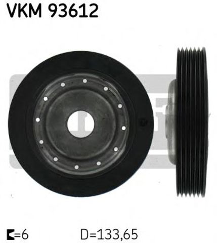 Шкив коленчатого вала VKM93612 SKF