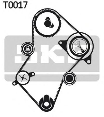 Комплект ремня ГРМ VKMA03240 SKF