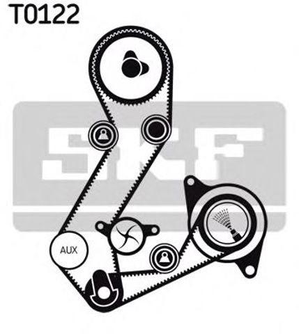Ремень ГРМ, комплект VKMA04107 SKF