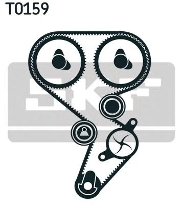 ГРМ ремни, комплект VKMA06023 SKF