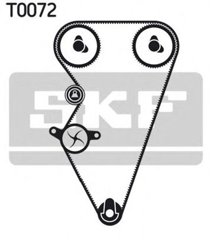 Комплект ремня ГРМ VKMA07301 SKF