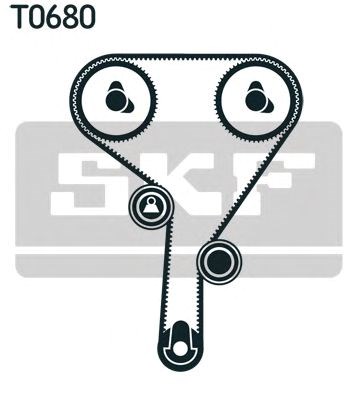 Комплект ремня ГРМ VKMA92101 SKF