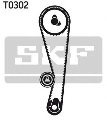 Ремень ГРМ, комплект VKMA96214 SKF