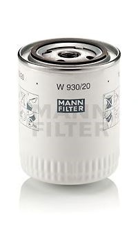 Фільтр масляний двигуна lr range rover i, ii 75-02 (вир-во mann) W93020