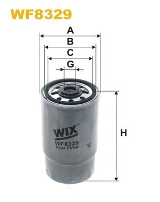 Фільтр паливний WF8329
