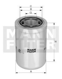 Фільтр гідравлічний john deere wh980/3(mann) WH9803