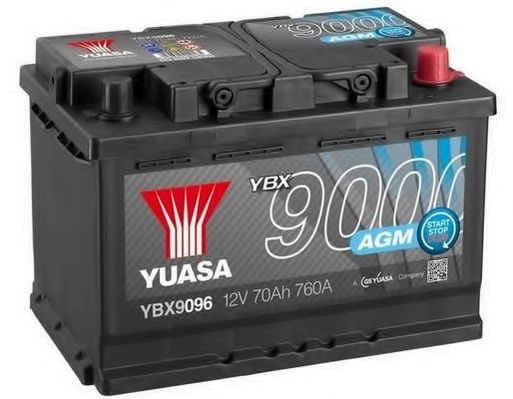 Yuasa 12v 70ah  agm start stop plus battery ybx9096 (0) YBX9096