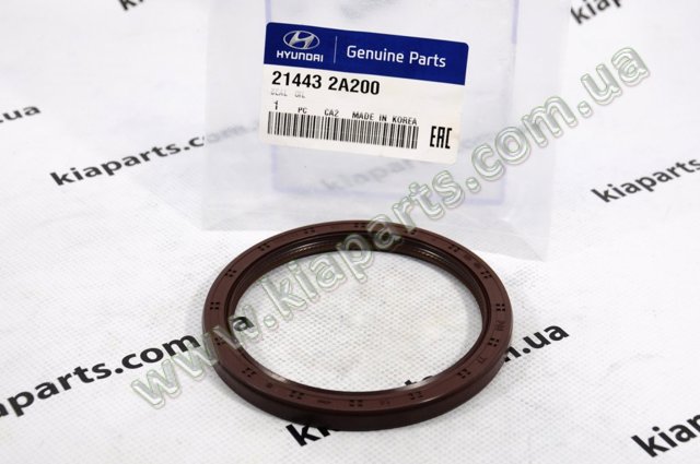 Сальник коленвала двигателя, задний 214432A200 HYUNDAI