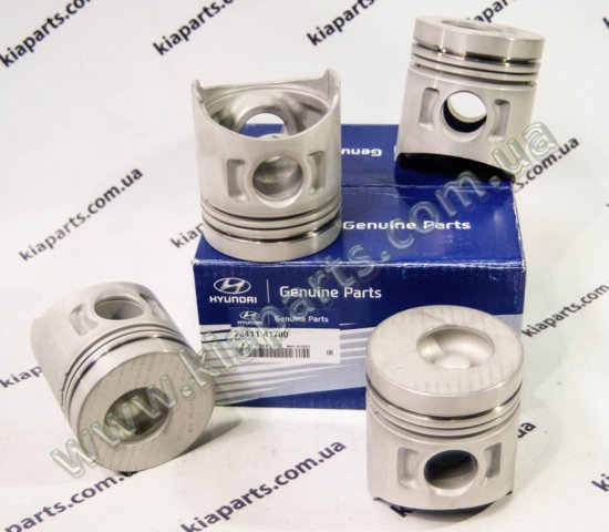 Поршень в комплекте на 1 цилиндр, STD 2341141700 HYUNDAI
