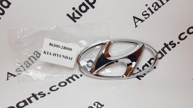 Фирменный значек на багажник 863002B000 HYUNDAI