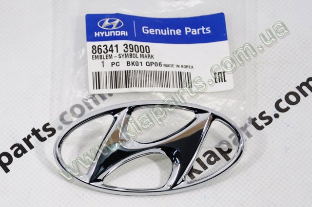 Эмблема на решетку радиатора 8634139000 HYUNDAI