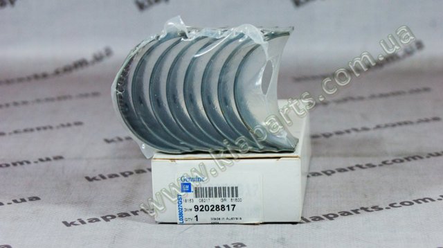 Подшипники скольжения 92028817 GM