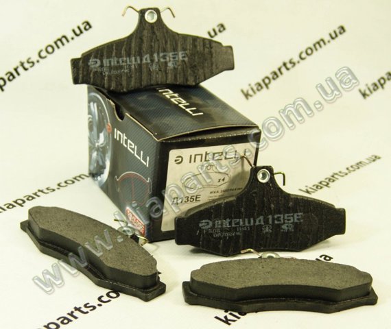 Колодки тормозные дисковые комплект D135E INTELLI