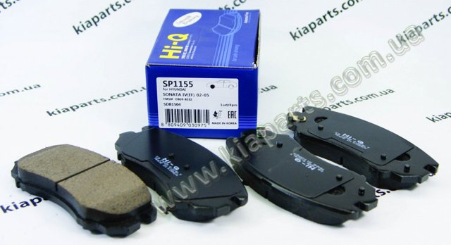 Колодки тормозные дисковые комплект SP1155 SANGSIN