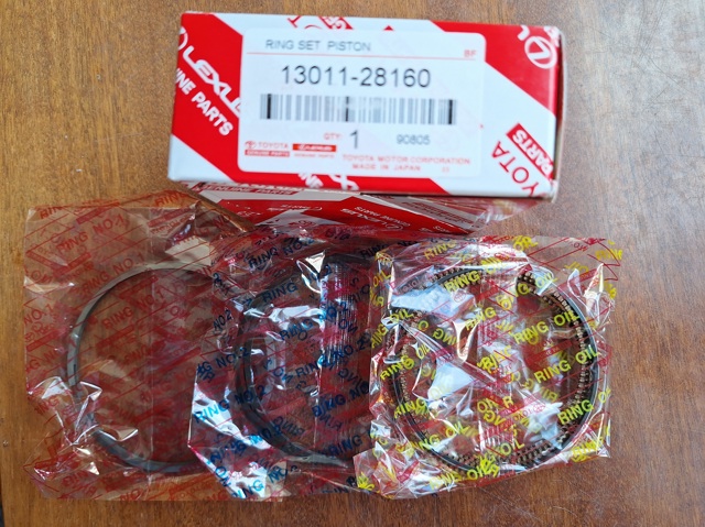 Комплект поршневых колец, STD 130110H040 TOYOTA