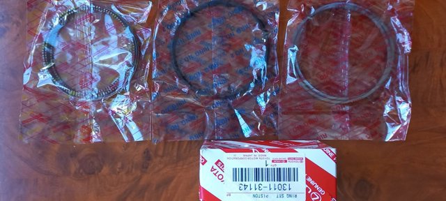 Поршневые кольца, стандартные 1301131141 TOYOTA